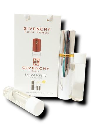 Духи мужские 3в1 givenchy pour homme 45 мл. (живанши пор хоум)