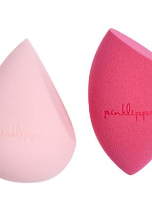 Набір спонжів для макіяжу pinklipps cosmetics flawless sponge set 2 шт