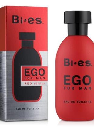 Bi-es ego red edition туалетна вода чоловіча 100 мл