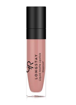 Рідка помада для губ golden rose №13 longstay liquid matte голден роуз матова