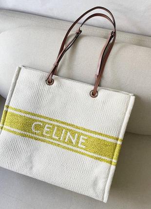 Шопер celine textile with celine print6 фото