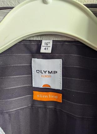 Классическая рубашка в полоску, olymp luxor9 фото
