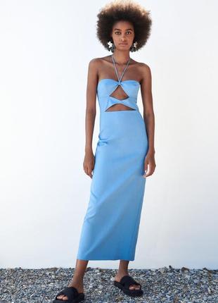 Крута міді сукня zara
