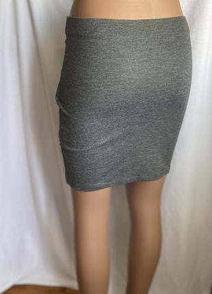 Модная юбка трикотаж2 фото