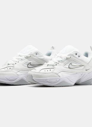 Кроссівки унісекс nike m2k tekno white 36-45 хіт 2023! топ