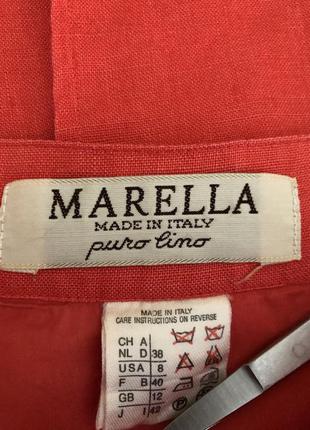 Льняная юбка marella max mars3 фото