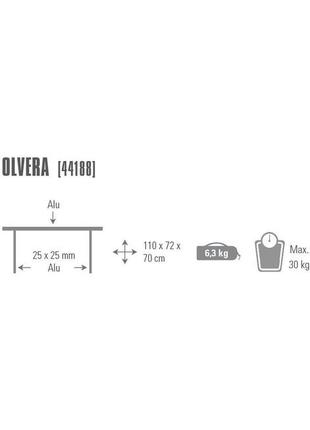 Кемпинговый стол high peak olvera2 фото