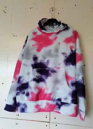 Кофта худи принт тай дай 3