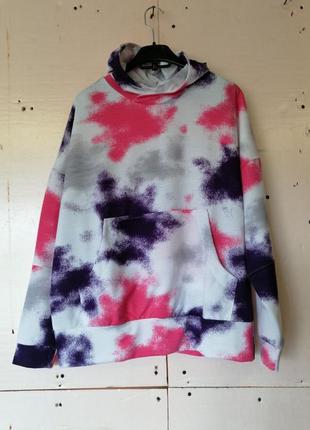 Кофта худи принт тай дай 5