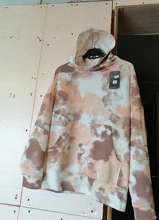 Кофта худи принт тай дай 6