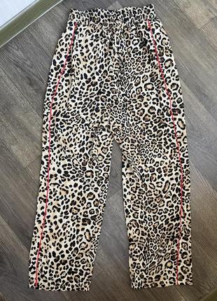 Леопардовые брюки top shop
