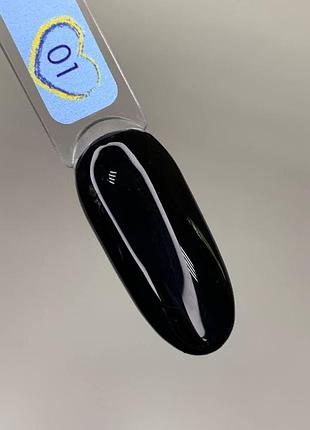 Гель лак  dd professional № 01 (черный)