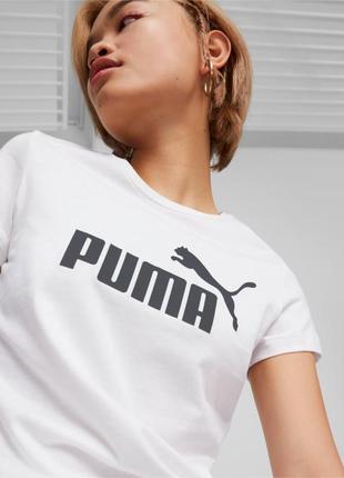 Футболка женская puma, белая, размер xl2 фото