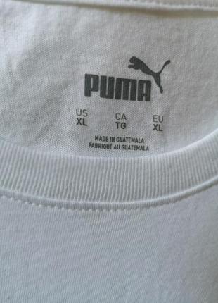 Футболка женская puma, белая, размер xl8 фото