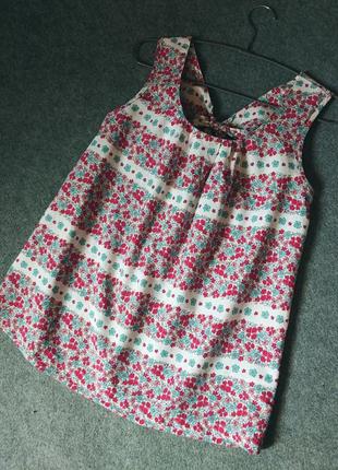 Летняя легка коттоновая блуза 46 размера6 фото