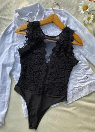 Боди кружевное м