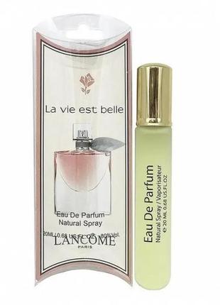 Женский мини парфюм lancome la vie est belle, 20 мл