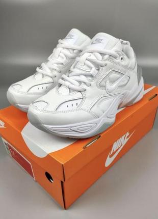 Кросівки білі шкіряні nike m2k tekno