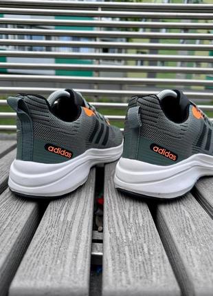 Легкі чоловічі кросівки кольору хакі  в сітку adidas terrex 🆕 адідас5 фото