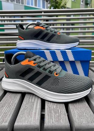 Легкие мужские кроссовки цвета хаки в сетку adidas terrex 🆕 адидас6 фото