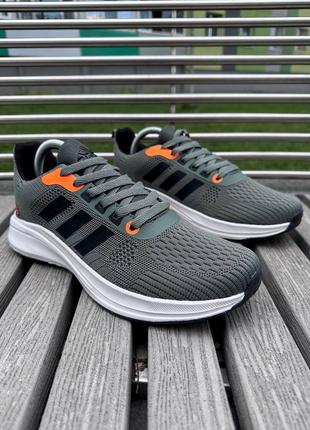 Легкі чоловічі кросівки кольору хакі  в сітку adidas terrex 🆕 адідас7 фото
