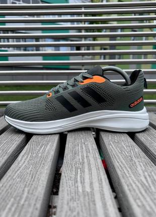 Легкие мужские кроссовки цвета хаки в сетку adidas terrex 🆕 адидас3 фото