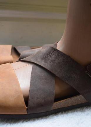 Кожаные ортопедические босоножки сандали сандалии nature feet испания р. 44 29 см