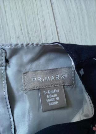 Платье для маленькой принцессы от primark 3-6 мес.8 фото