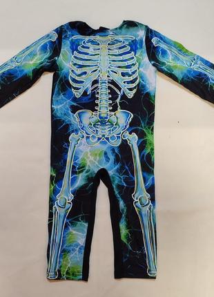 Скелет, карнавальний костюм на хеллоуїн1 фото
