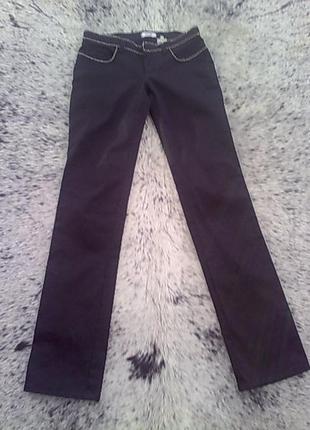 Черные брюки moschino р 42 очень красивые