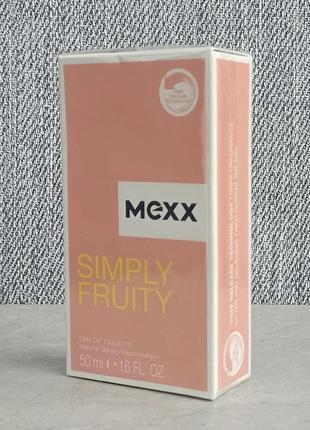 Mexx simply fruity 50 мл для женщин (оригинал)