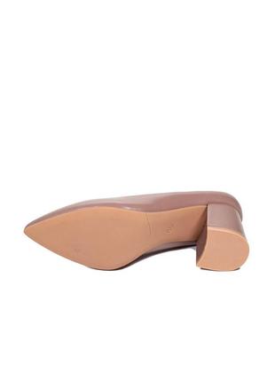 Женские туфли из экокожи на среднем каблуке aodema розовые 384 фото