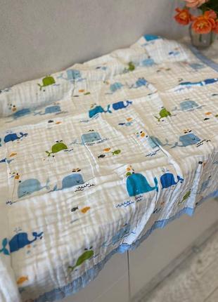 Детский муслиновый плед