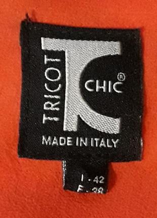 Tricot vhic дизайнерское шелковое оригинальное платье made in italy4 фото