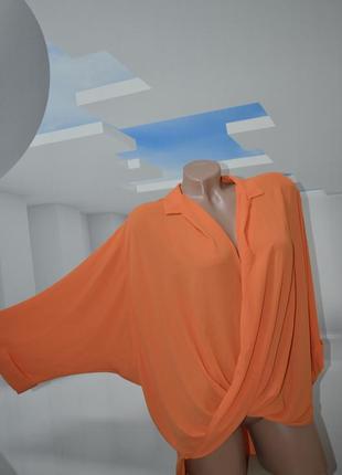 Супер стильный блузон оранжевого цвета2 фото
