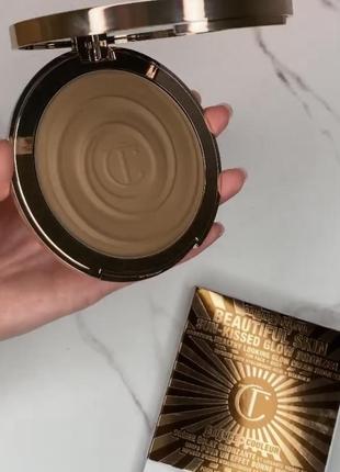 Кремовий бронзер бронзатор для обличчя charlotte tilbury beautiful skin sun-kissed glow cream bronzer6 фото