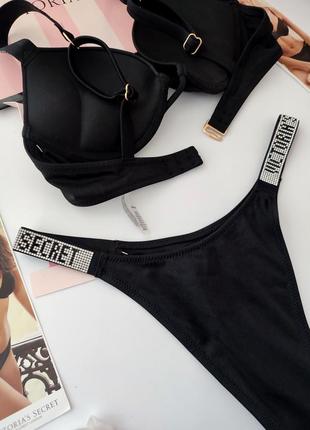 Купальник со стразами victoria's secret original xs s m l 34c 75c 32b 70b 75a 34a 34b 75b6 фото