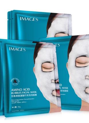 Очищувальна тканинна киснева маска для обличчя2 фото