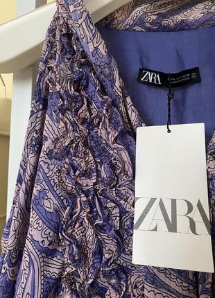 Шифоновий комбінезон ромпер літній з розписами zara3 фото