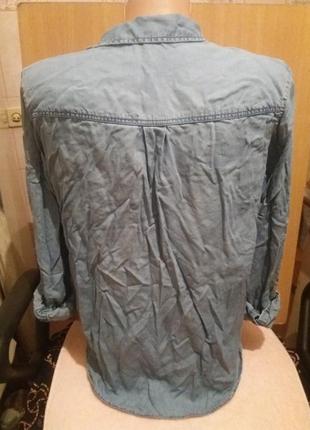 Літня джинсова рубашка сорочка жіноча4 фото