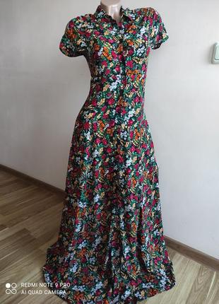 Очень красивое платье в цветочный принт2 фото
