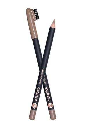 Олівець для брів зі щіточкою topface "eyebrow pencil" 01