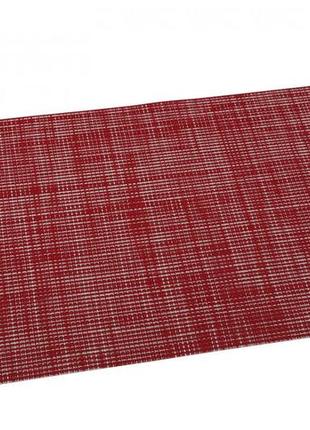 Коврик сервировочный красный liso renberg rb-9601-rd