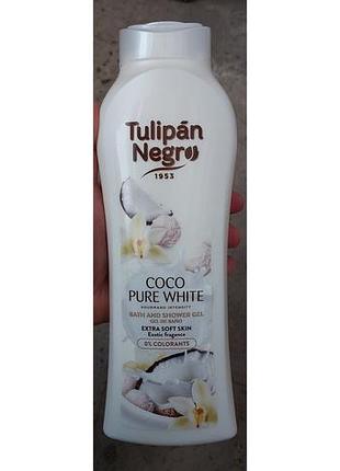 Tn гель для душу tulipan negro ніжний кокос (650 мл)