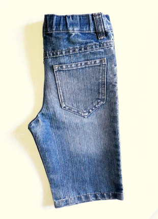 Детские джинсовые шорты на 6-7лет бриджи  на мальчика8 фото