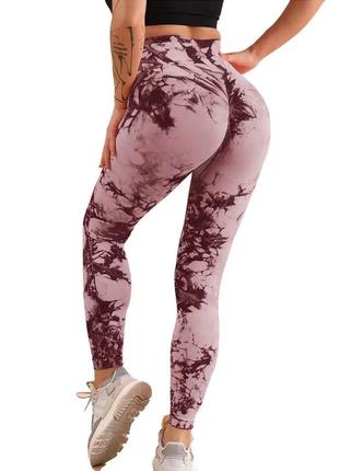 Леггинсы,лосины мраморные,тай дай,в пятна,спортивные штаны