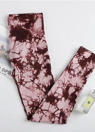Леггинсы,лосины мраморные,тай дай,в пятна,спортивные штаны