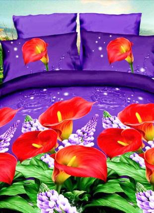 Комплект постельного белья от украинского производителя polycotton двуспальный 909282 фото