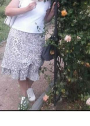 Юбка ярусная, лето 6
