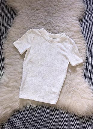 Топ футболка полупрозрачный велюровый бархатный синель в обтяжку